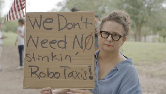 特斯拉在得州奥斯汀遭遇抗议活动：反对马斯克Robotaxi计(🀄)划